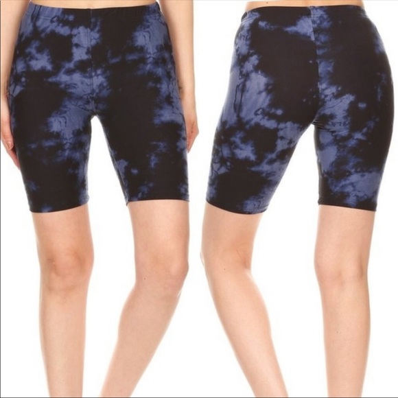 NEW! Tie Dye Bike Shorts - Picture 1 of 4